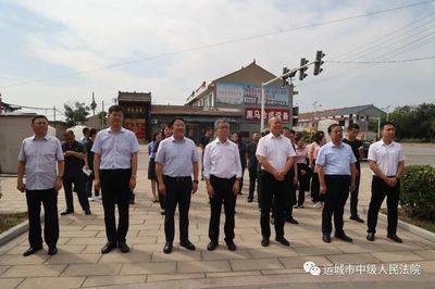 萬榮縣外加劑產業法官工作站揭牌成立